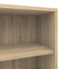 Prima Bookcase 4 Shelves with 2 Doors in Oak