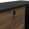 Ry Sideboard 2 doors + 2 drawers Matt Black Walnut