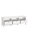 Madrid Tv-unit 3 drawers in White