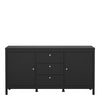 Madrid Sideboard 2 doors + 3 drawers in Matt Black