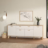 Ikast Sideboard 4 Doors + 1 Drawer in Jackson Hickory and White