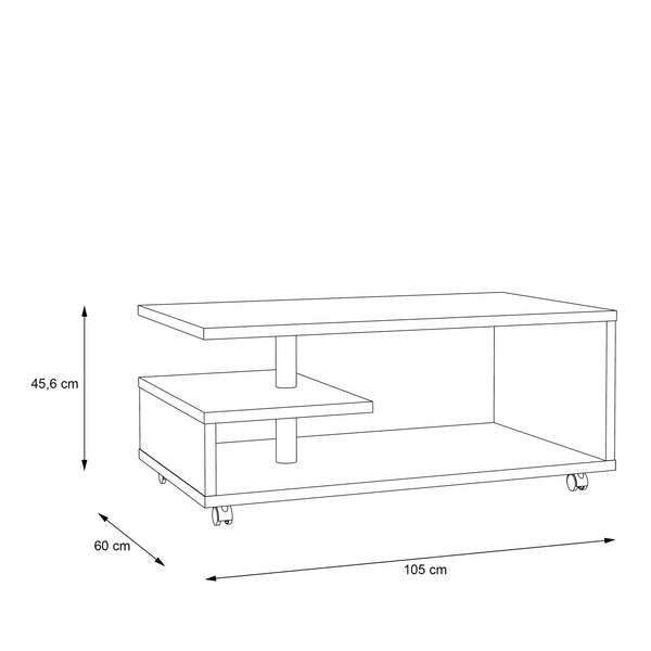 Bailey Coffee Table in Antique Oak