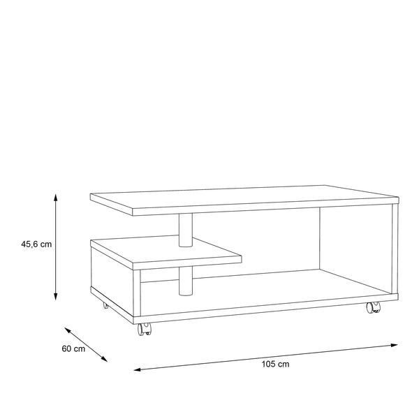 Bailey Coffee Table in Sand Oak