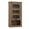 Corona Wall Display cabinet in Tabak Oak