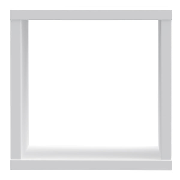 Mauro Singular Storage Unit in White High Gloss/White