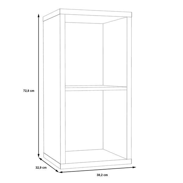 Mauro 1 Shelf Storage Unit in Sonoma Oak