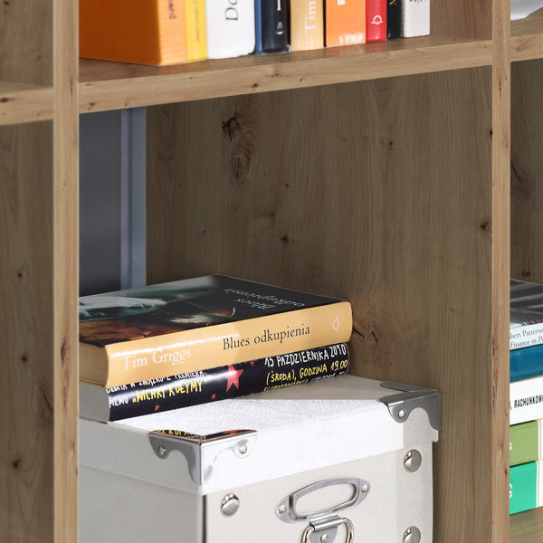 Mauro 3 Shelves Storage Unit in Artisan Oak