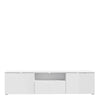 Sienna TV Unit  in White/White High Gloss