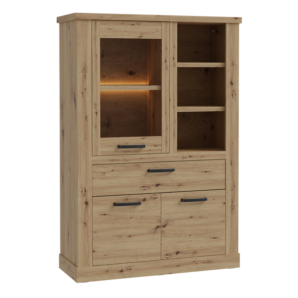 Corona Display Cabinet in Artisan Oak