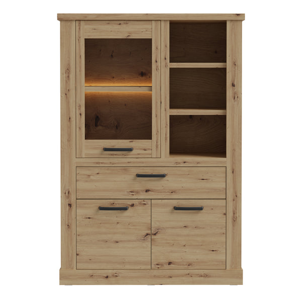 Corona Display Cabinet in Artisan Oak
