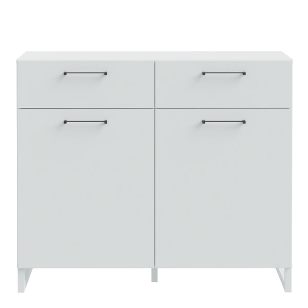 Sali 2 Door 2 Drawer Chest in Light Grey