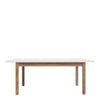 Wensley Dining Table in Light Grey and Oak