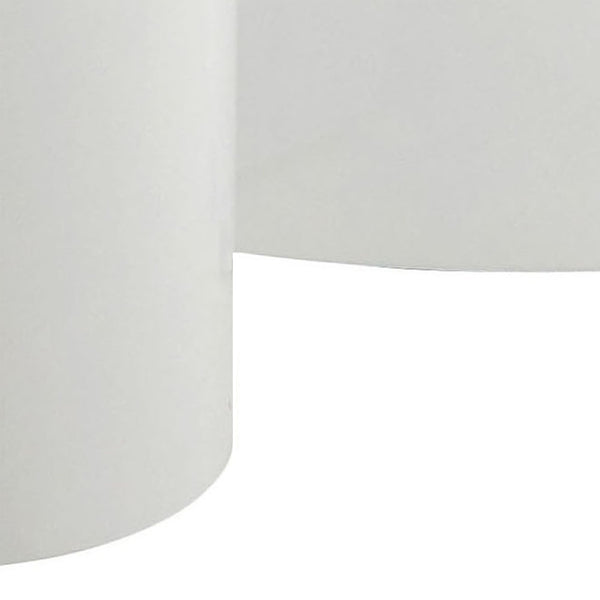 Mice Oval Coffee Table in White Set of 2