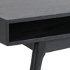 Marte Coffee Table with Open Shelf in Black