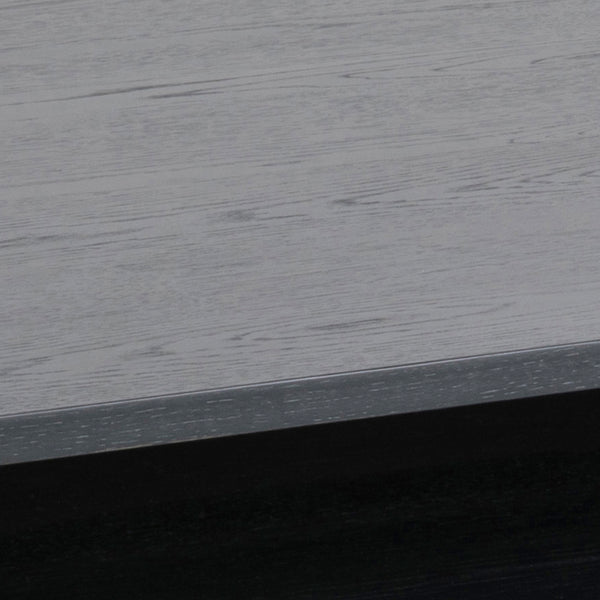 Marte Coffee Table with Open Shelf in Black