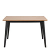 Roxby Dining Table in Oak & Black