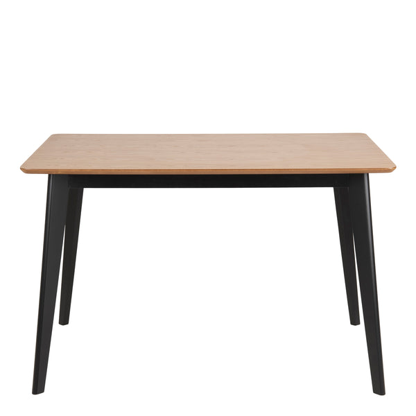 Roxby Dining Table in Oak & Black