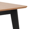 Roxby Dining Table in Oak & Black