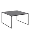 Infinity Square Coffee Table in Matt Black