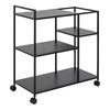 Newcastle Serving Trolley in Matt Black