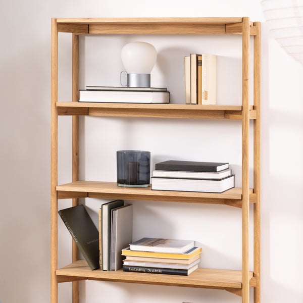 Braidwood bookcase  with 4 shelves in Oak