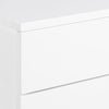 Avignon Bedside Table with 2 Drawers in White