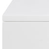 Avignon Bedside Table with 2 Drawers in White