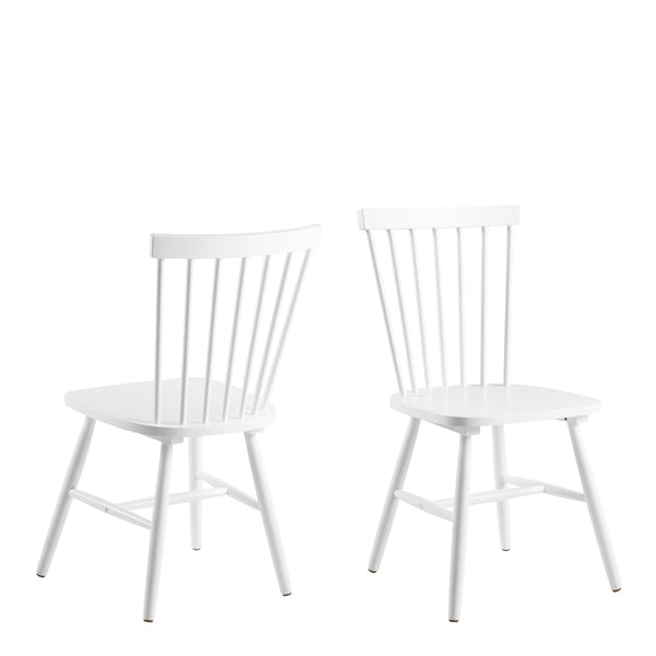 Riano Dining Chairs in White Set of 2