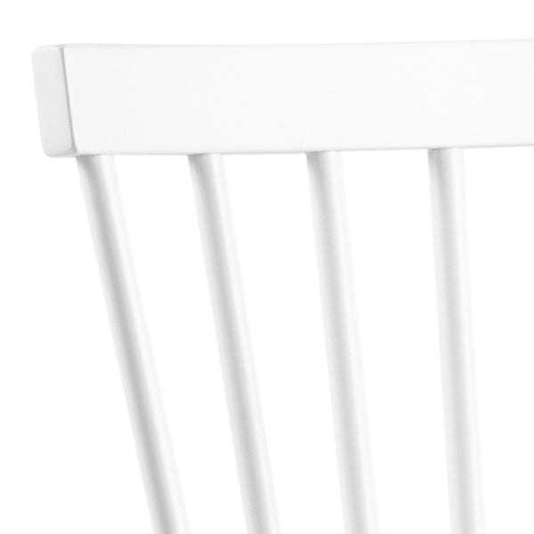 Riano Dining Chairs in White Set of 2