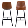 I_Oregon Bar Chair in Brown Set of 2