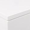 Avignon Square Bedside Table with 1 Drawer in White