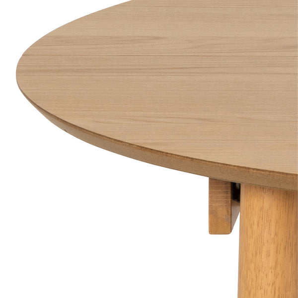 Montreux Round Extending Dining Table in Oak 115-154 cm