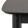 Montreux Rectangular Extending Dining Table in Black 180-219 cm