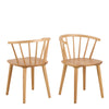 Ida Dining Chair in Oak Set of 2