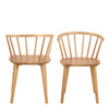 Ida Dining Chair in Oak Set of 2