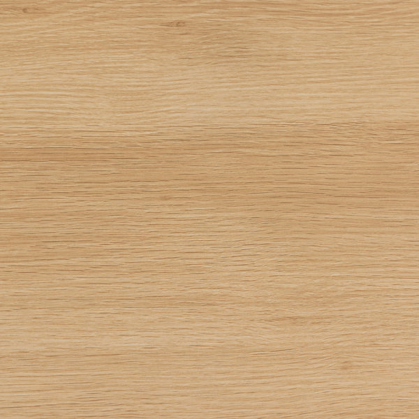 Albany 2 Drawer Bedside Table in Oak/Black Legs