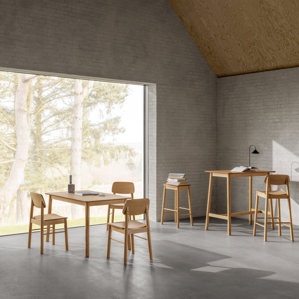 Barlow Oak Bar Stool Set of 2