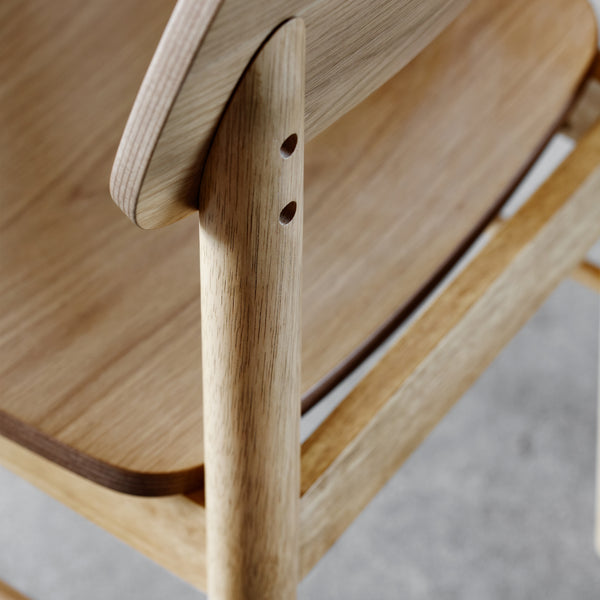 Barlow Oak Bar Stool Set of 2