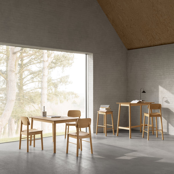 Barlow Dining Chair in Matt Oak Set of 2