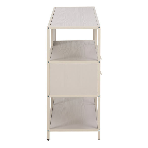 Seaford Grey Storage Unit with 2 Drawers and 3 Shelves