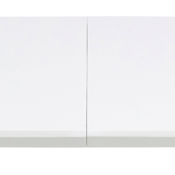 Belina Oval Dining Table in White & Oak