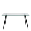 Wilma Dining Table with Glass Top