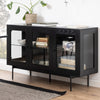 Angus 3 Door Sideboard in Black