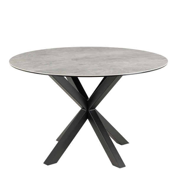 Heaven Round Dining Table with Ceramic Grey Top