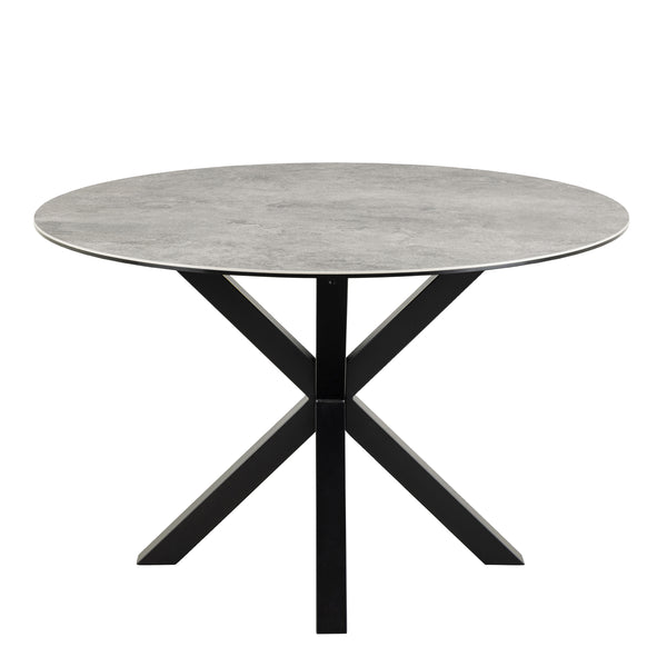 Heaven Round Dining Table with Ceramic Grey Top