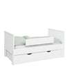 Alba Bed Drawer White 120 cm Fits 1013486310058