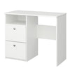 Alba 2 Drawer Desk White