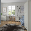 Florence 3 drawer Dressing Table in Soft Grey