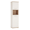 4KIDS Tall 2 door cabinet with opalino handles