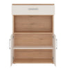 4KIDS 2 door 1 drawer cupboard with open shelf with opalino handles